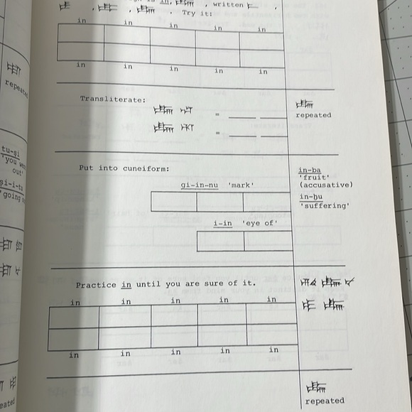 A Workbook of Cuneiform Signs by Daniel C Snell c1979 - Picture 11 of 13